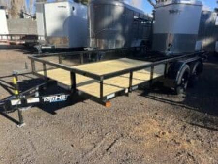 New 2026 Top Hat Trailers 77X16 LDT Flatbed Utility Trailer Utility Trailer
