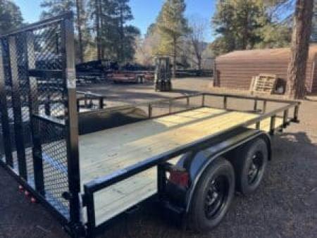 New 2027 Top Hat Trailers 77X14 LDT Flatbed Utility Trailer Utility Trailer