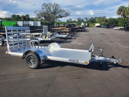 New 2027 ALCOM 6X12 ALUMINUM FRAME Utility Trailer