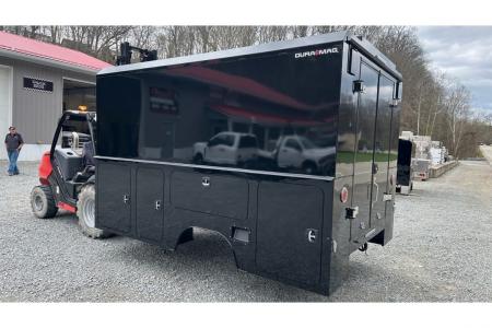 New Dura Mag Truck Bodies S-Series Aluminum Canopy Service Body 84 ca Cab and Chassis DRW Gloss Black