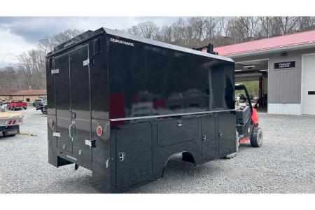 New Dura Mag Truck Bodies S-Series Aluminum Canopy Service Body 84"ca Cab and Chassis DRW Gloss Black