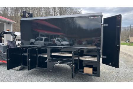 New Dura Mag Truck Bodies S-Series Aluminum Canopy Service Body 84"ca Cab and Chassis DRW Gloss Black