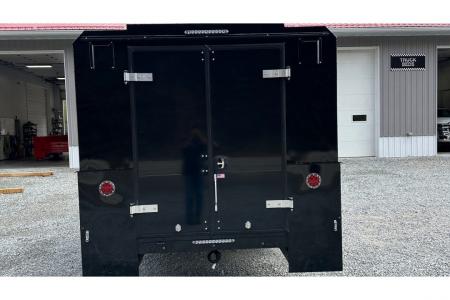 New Dura Mag Truck Bodies S-Series Aluminum Canopy Service Body 84"ca Cab and Chassis DRW Gloss Black