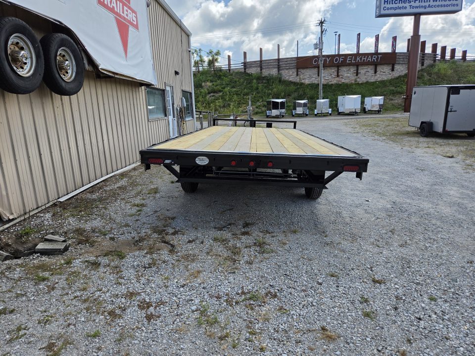 New 2027 Quality Steel and Aluminum 101" x 20' 10K Flatbed Deckover Trailer #272572 Flatbed Trailer