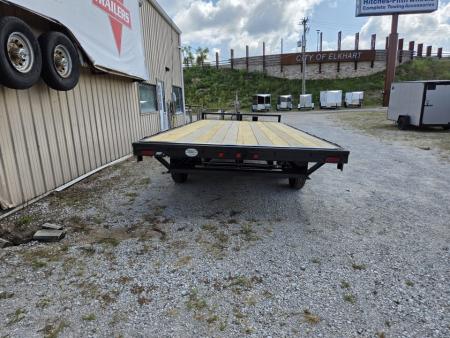 New 2027 Quality Steel and Aluminum 101" x 20' 10K Flatbed Deckover Trailer #272572 Flatbed Trailer