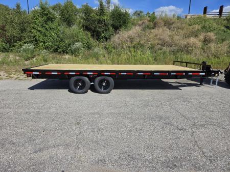 New 2027 Quality Steel and Aluminum 101" x 20' 10K Flatbed Deckover Trailer #272571 Flatbed Trailer