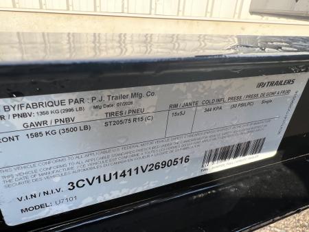New 2027 PJ Trailers 10' U7 Utility Trailer