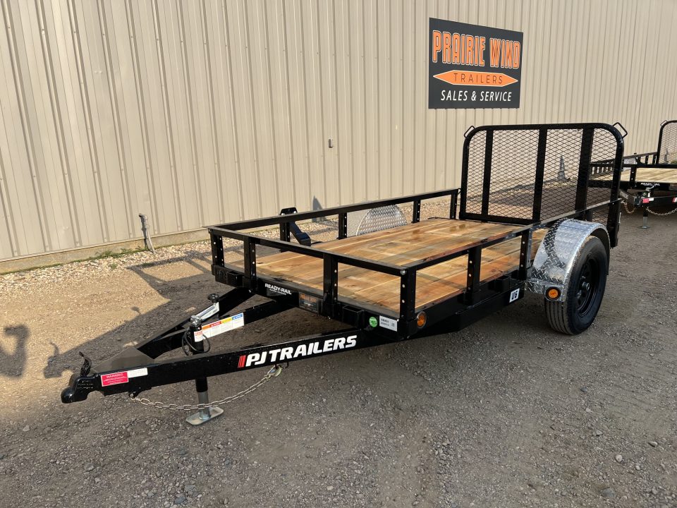 New 2027 PJ Trailers 10' Utility U6 Utility Trailer