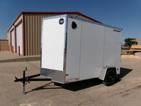 New 2027 Wells Cargo 6x10x6.5 Cargo w/ ramp & SCREWLESS .080 Panels
