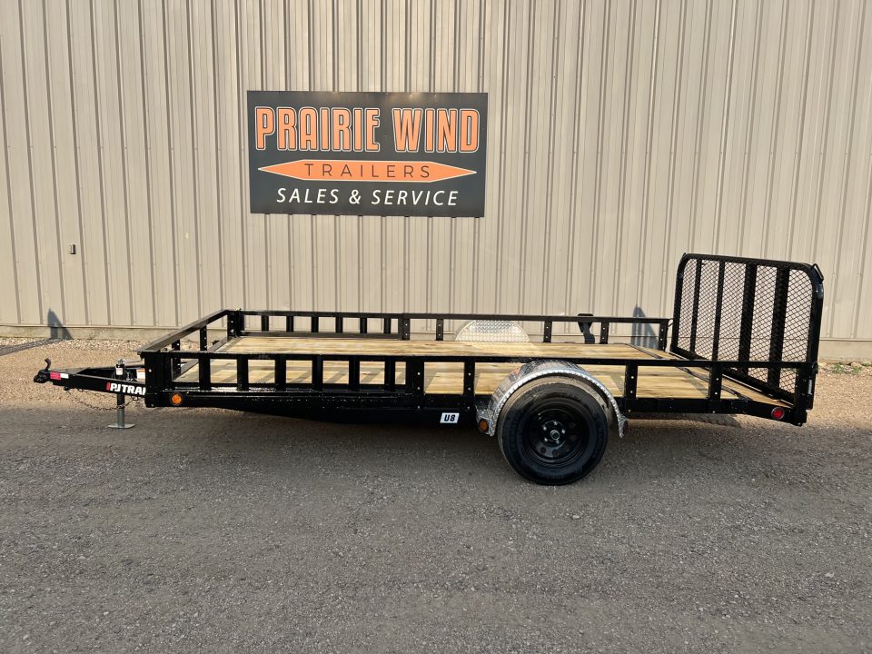 New 2027 PJ Trailers 14' ATV Utility U8 Utility Trailer