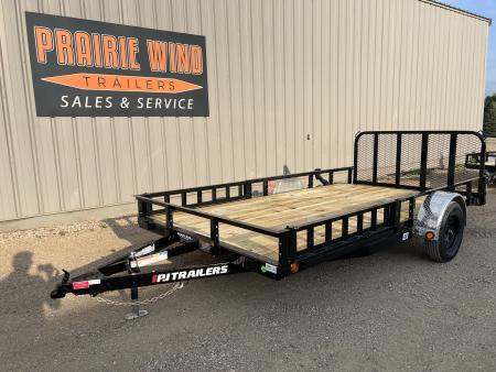 New 2027 PJ Trailers 14' ATV Utility U8 Utility Trailer