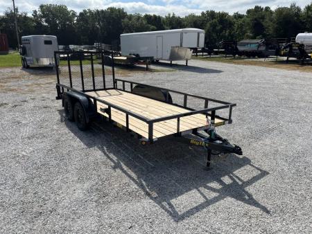 New 2027 Big Tex Trailers 60PI TANDEM UTILITY W/ 4' RAMP GATE/ 77X14