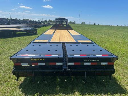 New 2027 Big Tex 102x25 Tandem 23.9K GN Flatbed w/ Mega Ramps, Load Lights, & 2-Speed Jacks