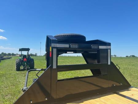 New 2027 Big Tex 102x25 Tandem 23.9K GN Flatbed w/ Mega Ramps, Load Lights, & 2-Speed Jacks
