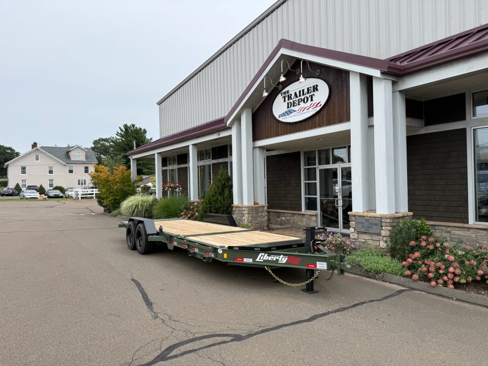 New Liberty 6'11" x 22' Split Deck I-Beam Tilt Trailer 17.5K