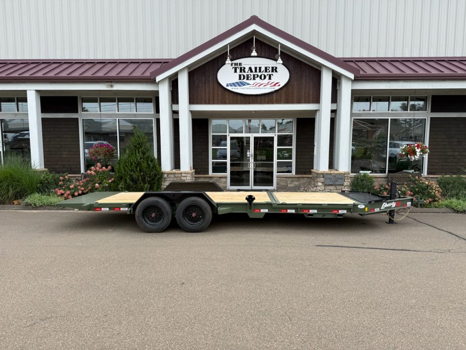 New Liberty 6'11" x 22' Split Deck I-Beam Tilt Trailer 17.5K