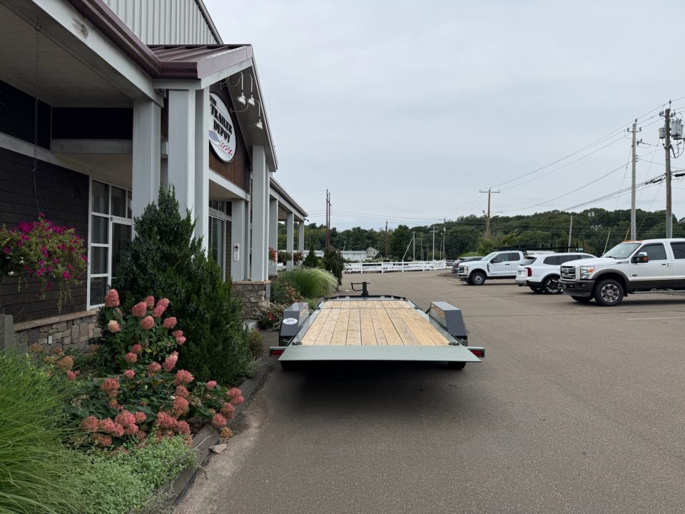 New Liberty 6'11" x 22' Split Deck I-Beam Tilt Trailer 17.5K
