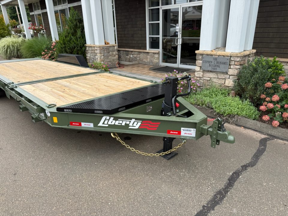 New Liberty 6'11" x 22' Split Deck I-Beam Tilt Trailer 17.5K