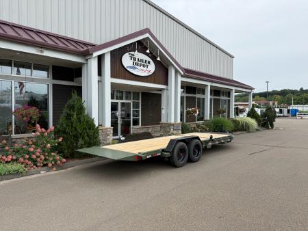 New Liberty 6'11" x 22' Split Deck I-Beam Tilt Trailer 17.5K