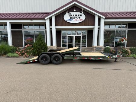 New Liberty 6'11" x 22' Split Deck I-Beam Tilt Trailer 17.5K