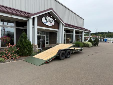 New Liberty 6'11" x 22' Split Deck I-Beam Tilt Trailer 17.5K