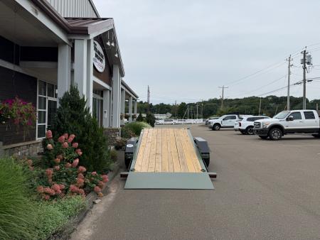 New Liberty 6'11" x 22' Split Deck I-Beam Tilt Trailer 17.5K