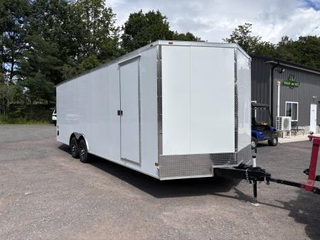 New 2027 Haulmark Passport Deluxe 8.5x24 7' Interior Height Car / Racing Trailer with Beavertail