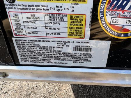 New 2027 Haulmark PP716T2 Cargo / Enclosed Trailer