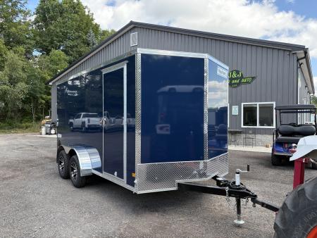New 2027 Haulmark Passport Deluxe 7x14 6'6" Interior Height Cargo / Enclosed Trailer with Ramp Door