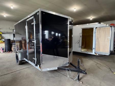 New 2027 US Cargo 6 x 12 Enclosed Trailer Ramp Door with 6FT 6IN INTERIOR - Screwless Exterior w/Upgraded Options