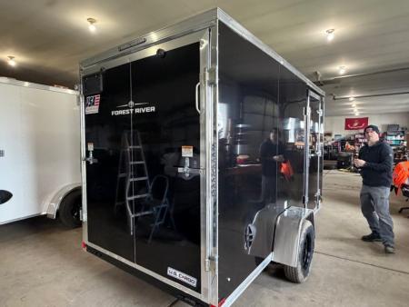 New 2027 US Cargo 6 x 12 Enclosed Trailer Ramp Door with 6FT 6IN INTERIOR - Screwless Exterior w/Upgraded Options