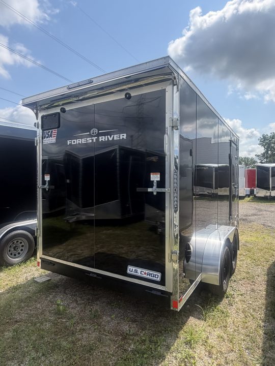 New 2027 US CARGO 7 X 14 Enclosed Trailer with Ramp AND 7FT INTERIOR -