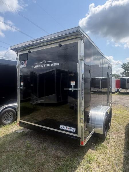 New 2027 US CARGO 7 X 14 Enclosed Trailer with Ramp AND 7FT INTERIOR -