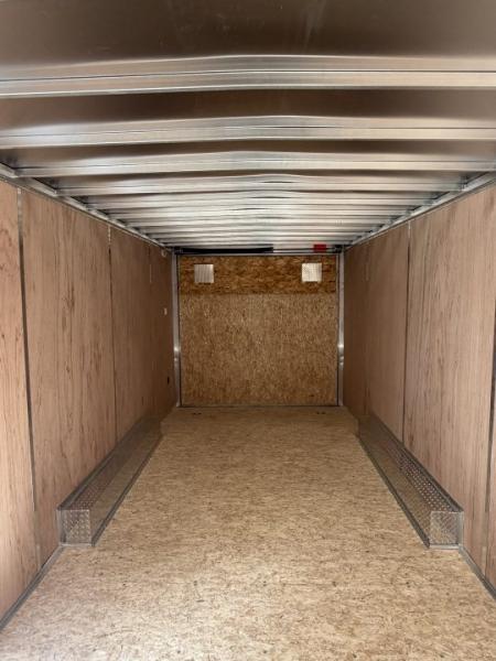 New 2026 Lightning 8.5 x 20 Enclosed All Aluminum Car Hauler with Ramp 10K GVW 7ft Interior Height Monroe Only Sale Unit