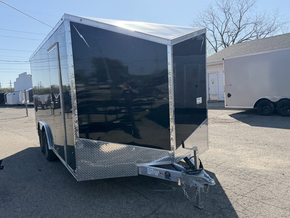 New 2027 Lightning 8.5 x 16 Enclosed All Aluminum Car Hauler with Ramp 10K GVW 6ft 6IN Interior Height
