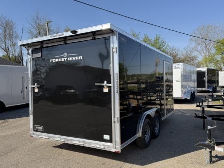 New 2027 Lightning 8.5 x 16 Enclosed All Aluminum Car Hauler with Ramp 10K GVW 6ft 6IN Interior Height