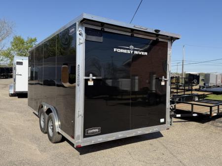 New 2027 Lightning 8.5 x 16 Enclosed All Aluminum Car Hauler with Ramp 10K GVW 6ft 6IN Interior Height