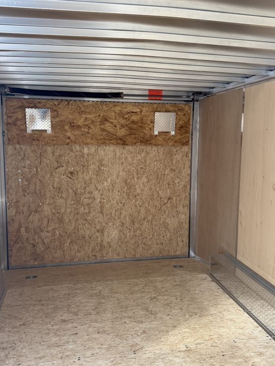 New 2027 Lightning 8.5 x 16 Enclosed All Aluminum Car Hauler with Ramp 7K GVW 6ft 6in Interior Height