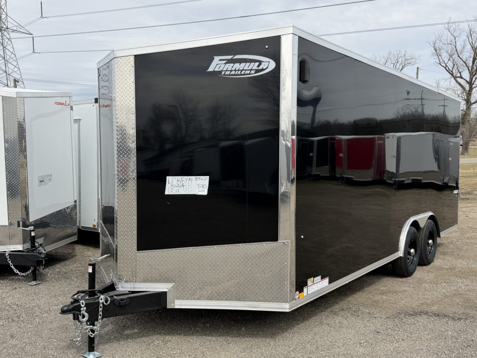 New 2026 8.5 x 20 Formula Conquest Enclosed Trailer 10k GVW 7ft interior