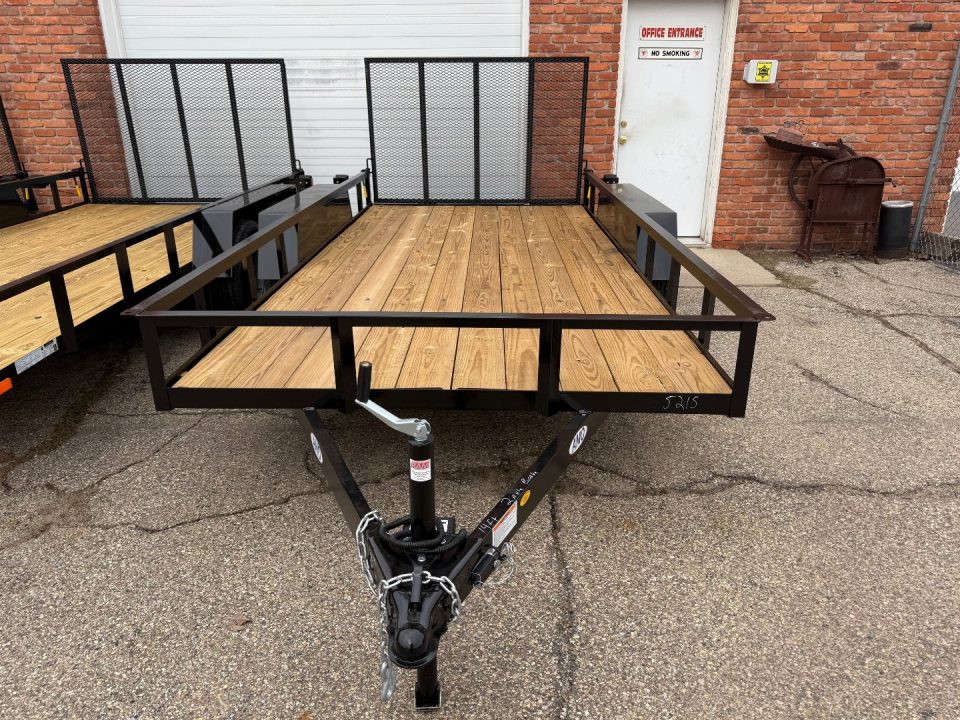 New 2026 AMO 6.4 x 14 A.M.O. Tandem Landscape Trailer - 2 Axle Brake Landscape Trailer