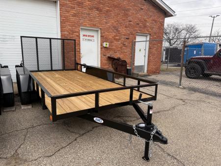 New 2026 AMO 6.4 x 14 A.M.O. Tandem Landscape Trailer - 2 Axle Brake Landscape Trailer