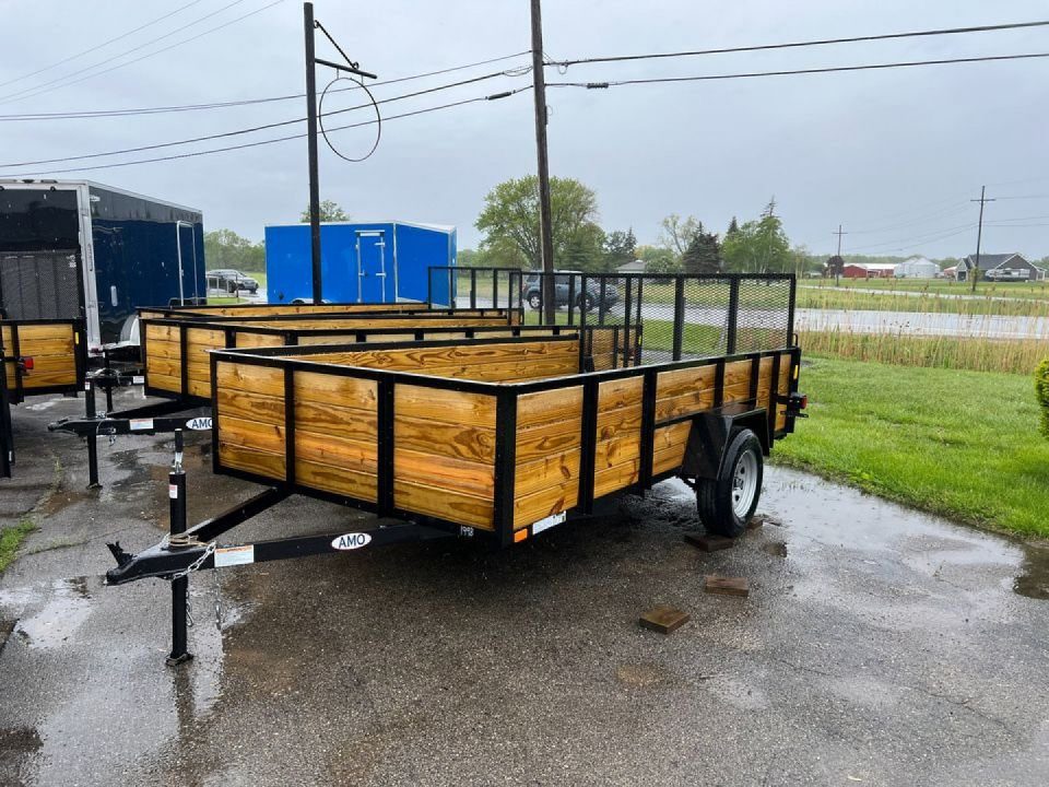 New 2026 AMO 6.4 x 12 A.M.O. High Side Landscape Trailer Landscape Trailer