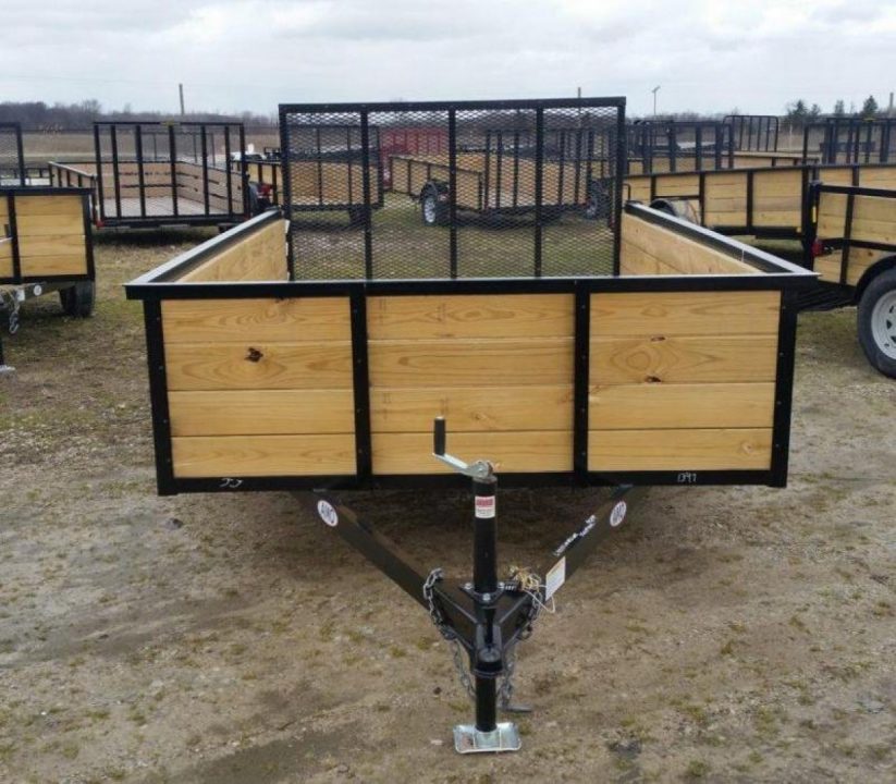 New 2026 AMO 6.4 x 14 A.M.O. High Side Landscape Trailer Landscape Trailer