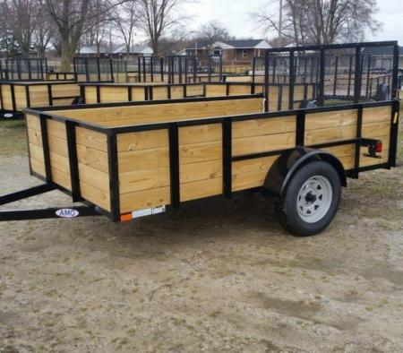 New 2026 AMO 6.4 x 14 A.M.O. High Side Landscape Trailer Landscape Trailer