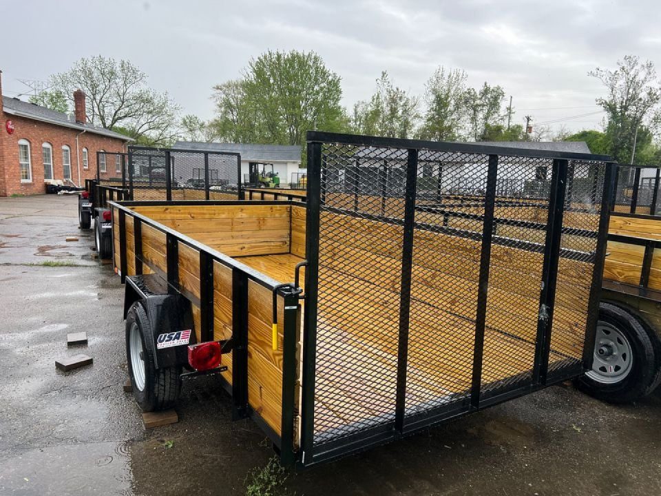 New 2026 AMO 6.4 x 12 A.M.O. High Side Landscape Trailer Landscape Trailer