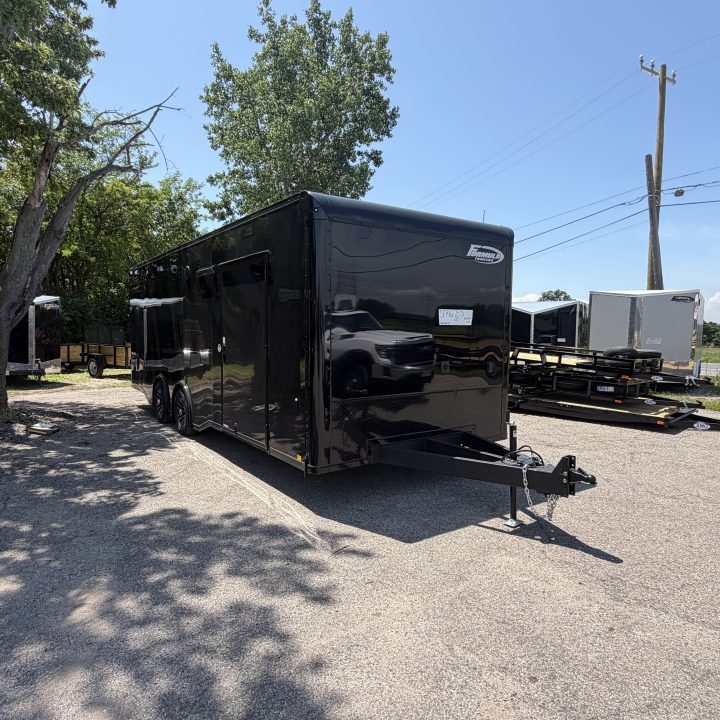 New 2026 8.5 x 24 Formula Conquest Enclosed Trailer 10k GVW 7ft interior - LOADED BLACK OUT !!!!!