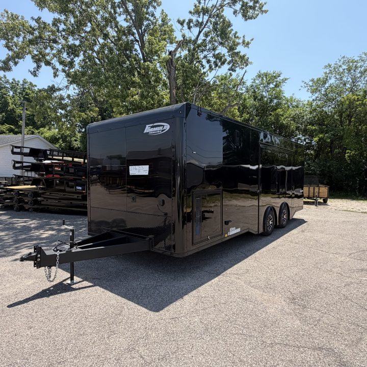 New 2026 8.5 x 24 Formula Conquest Enclosed Trailer 10k GVW 7ft interior - LOADED BLACK OUT !!!!!