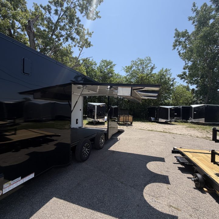 New 2026 8.5 x 24 Formula Conquest Enclosed Trailer 10k GVW 7ft interior - LOADED BLACK OUT !!!!!