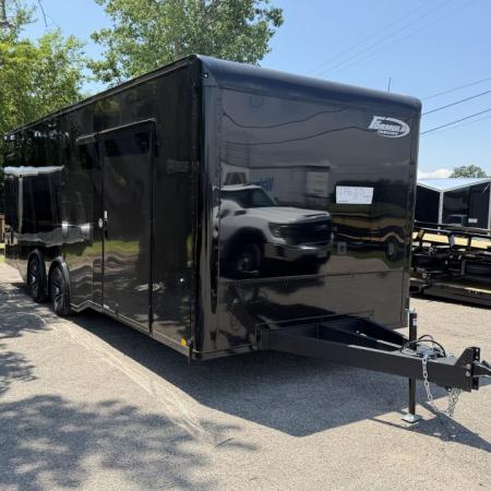 New 2026 8.5 x 24 Formula Conquest Enclosed Trailer 10k GVW 7ft interior - LOADED BLACK OUT !!!!!