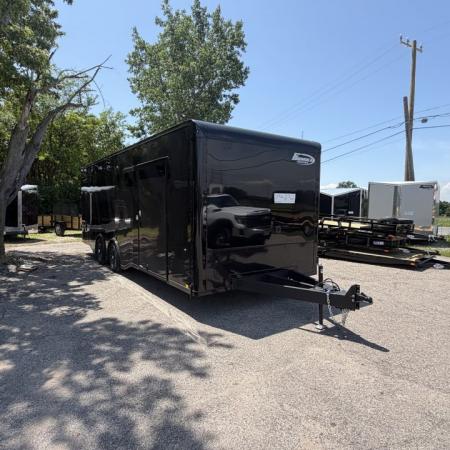 New 2026 8.5 x 24 Formula Conquest Enclosed Trailer 10k GVW 7ft interior - LOADED BLACK OUT !!!!!